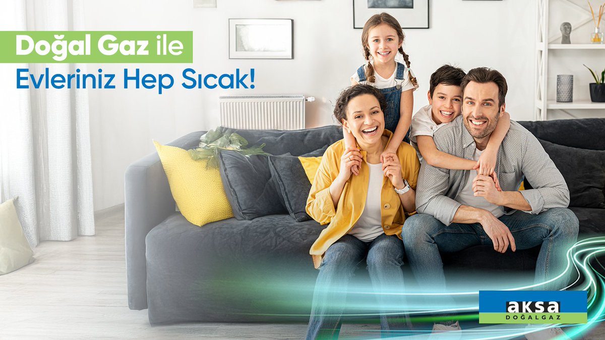 Doğal gaz, evinizin her yanını eşit şekilde ısıtır, yaşamınıza konfor sağlar.
