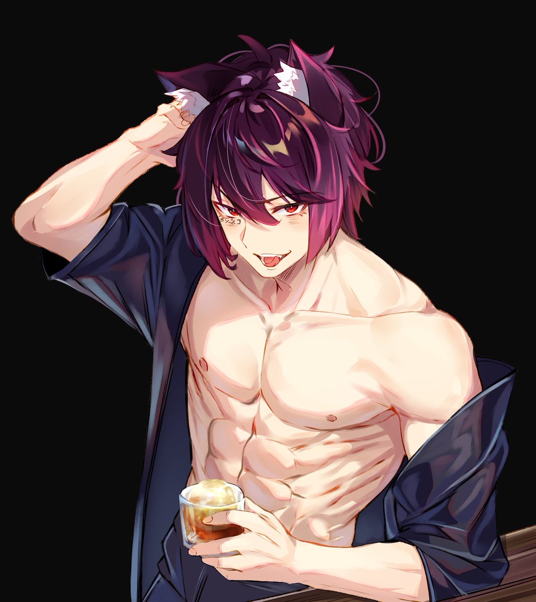 NekoSTYL's tweet photo. Hey, ich bin Nekoヤン und ich möchte dir mein VTuber Model zeigen! 
Freut mich euch kennenzulernen!🖤 https://t.co/dK2TfQX85c