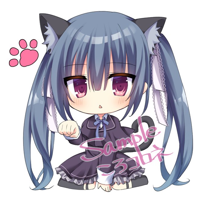 C105で頒布するねこみみみすずのアクスタを入稿しました!台座もネコの形です。
よろしくお願いいたします🎀 