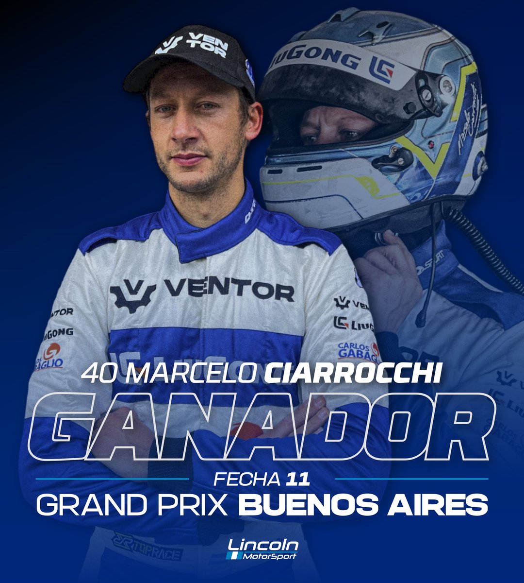 P1 🥇 #GrandPrixBuenosAires 
<a href="/chelociarrocchi/">Marcelo Ciarrocchi</a>