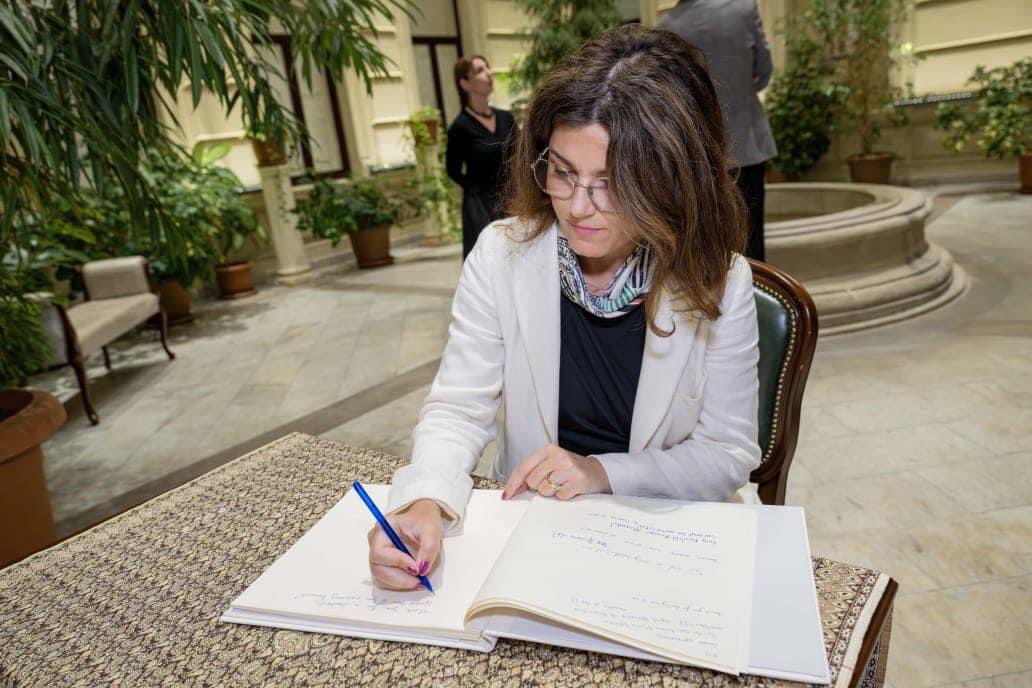 We were delighted to host <a href="/MedeaEkner/">Medea Ekner</a>, General Director of <a href="/IcomOfficiel/">International Council of Museums (ICOM)</a>, and Christian Soberg, Head of Communications <a href="/IcomOfficiel/">International Council of Museums (ICOM)</a>, at the Azerbaijan National Museum of Art during #COP29 in #Baku. Honoured to share our museum’s rich history and cultural heritage.