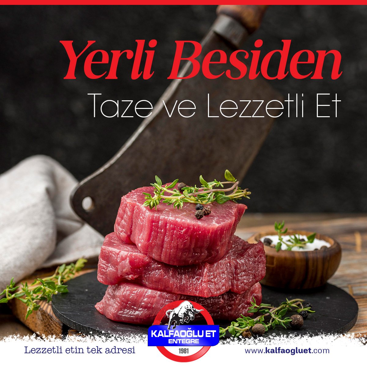 kalfaogluet's tweet photo. Kaliteli Et, Mükemmel Lezzet! 🥩
Kalfaoğlu Et olarak, en kaliteli etleri taze ve lezzetli bir şekilde sofralarınıza sunuyoruz. Her lokmada tazelik ve lezzet garantisi! Tüm ürünlerimiz, yüksek kalite standartlarına göre hazırlanır.

#KalfaoğluEt #KaliteliEt #LezzetGarantisi https://t.co/OhNiQUXyAq