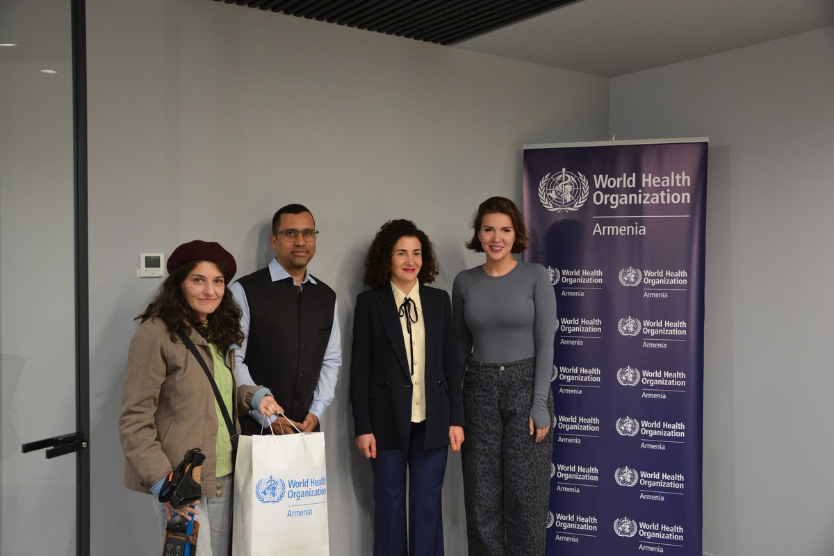 WHO Armenia tweet media