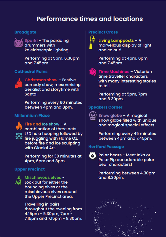visit_coventry's tweet photo. 🎄✨ Don’t miss the Festival of Christmas in the city centre this holiday season. A magical day filled with festive entertainment, live performances, and family fun—all for FREE! 🕺🎅

📅 When: Wednesday 20 November
📍 Where: Coventry City Centre

https://t.co/SUFIpVsoHw https://t.co/G0DlBfRYV5