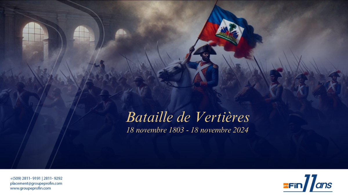 La bataille de Vertières, une victoire qui s’est faite #autrement, grâce au courage et à l’unité de nos ancêtres. Jadis, nous avons fait appel à ceux qui portaient des aspirations différentes pour créer un monde nouveau et libre. Ce 18 novembre, honorons leur mémoire! Ann bati