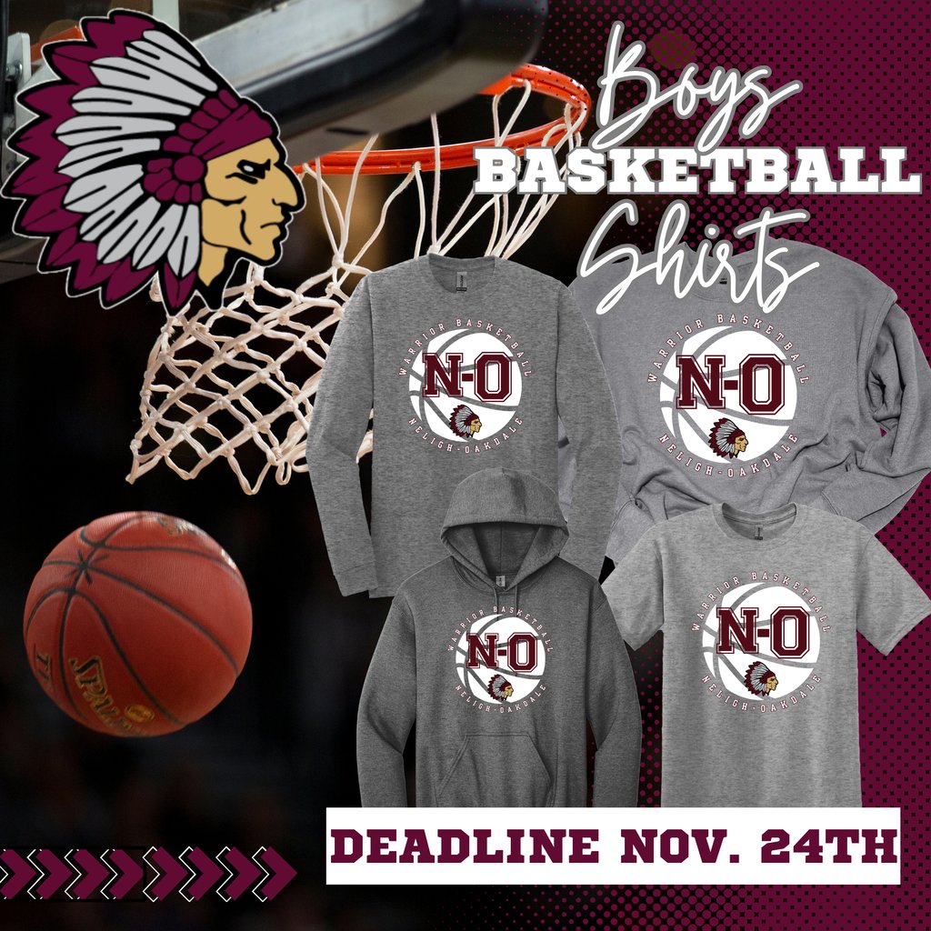 Head over to the school store and order your Boys Basketball shirts today!
