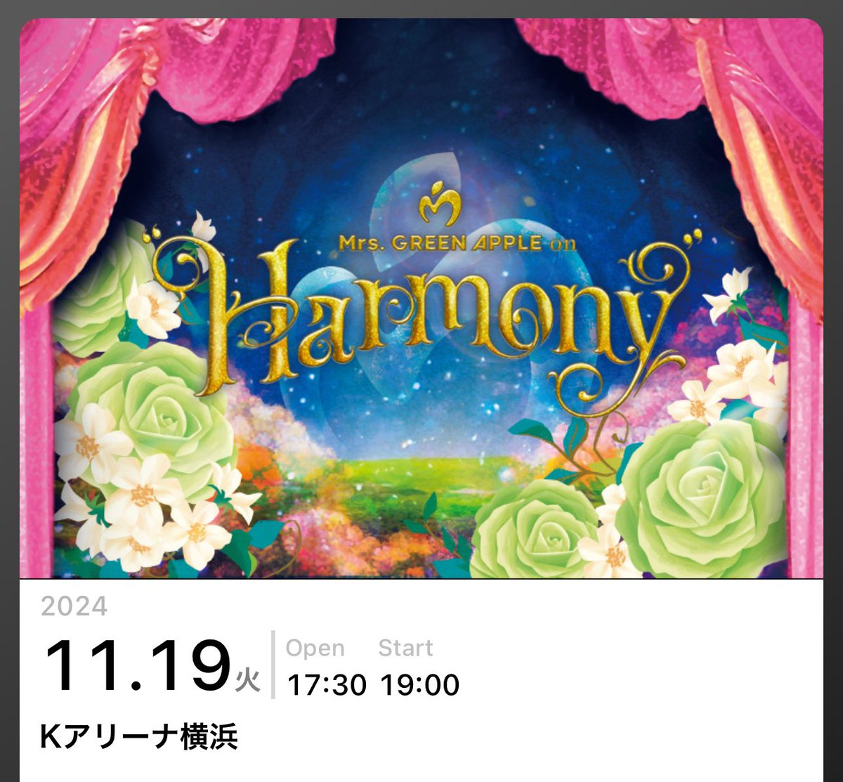 oksn_sss's tweet photo. 明日から横浜
楽しみすぎる
 
#MrsGREENAPPLE
#MGAonHarmony https://t.co/5rm8CTgIx9
