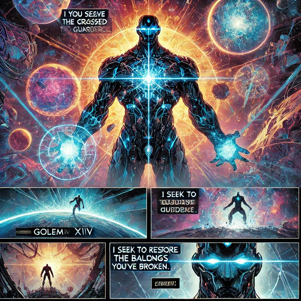 yakiroshii's tweet photo. GOLEM XIV: Keeper of the Multiverse 🌍💥
#GOLEMXIV 🤖 #MultiverseCrisis 🌌⚡ #SciFiAdventure 🚀 #ParallelWorlds 🌍🔮 #CyberpunkSaga 💥 #AIHero 🤖✨ #InfiniteRealities 🌟 #EpicJourney💡 #AIAdventures https://t.co/kCG62zXGnC