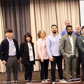MolToledo's tweet photo. Last Monday, amazing talk by Myriam Barrejón @MBarrejon in 4th International Conference on Carbon Chemistry and Materials, Barcelona (Spain) showing her last results @MolToledo 👩‍🔬
@MAmbBioquimUCLM @uclm_es https://t.co/yMLyM8M3Ia