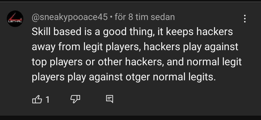 97_chrisu's tweet photo. Probably the most insane take I have ever seen on the topic of sbmm... @notblametruth https://t.co/I8TFPWTFKm