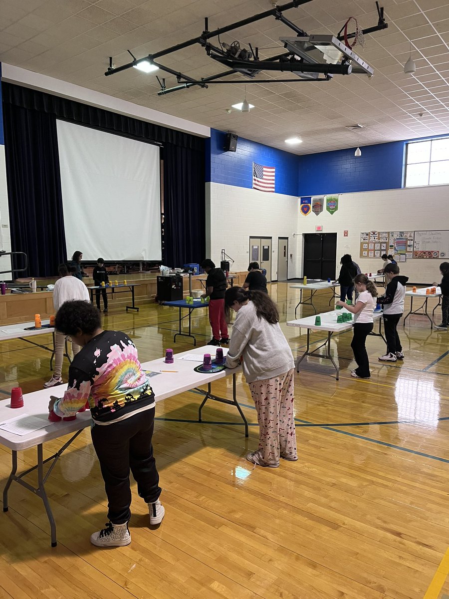 #2024STACKUP #SpeedStacks #SportStacking at <a href="/CohoesSchools/">Cohoes City Schools</a> we participated in the World Record Day last week. The Guinness Book of World Records is 746,698 for the most people stacking at multiple locations. We have been a part of this event for the past 7 years!