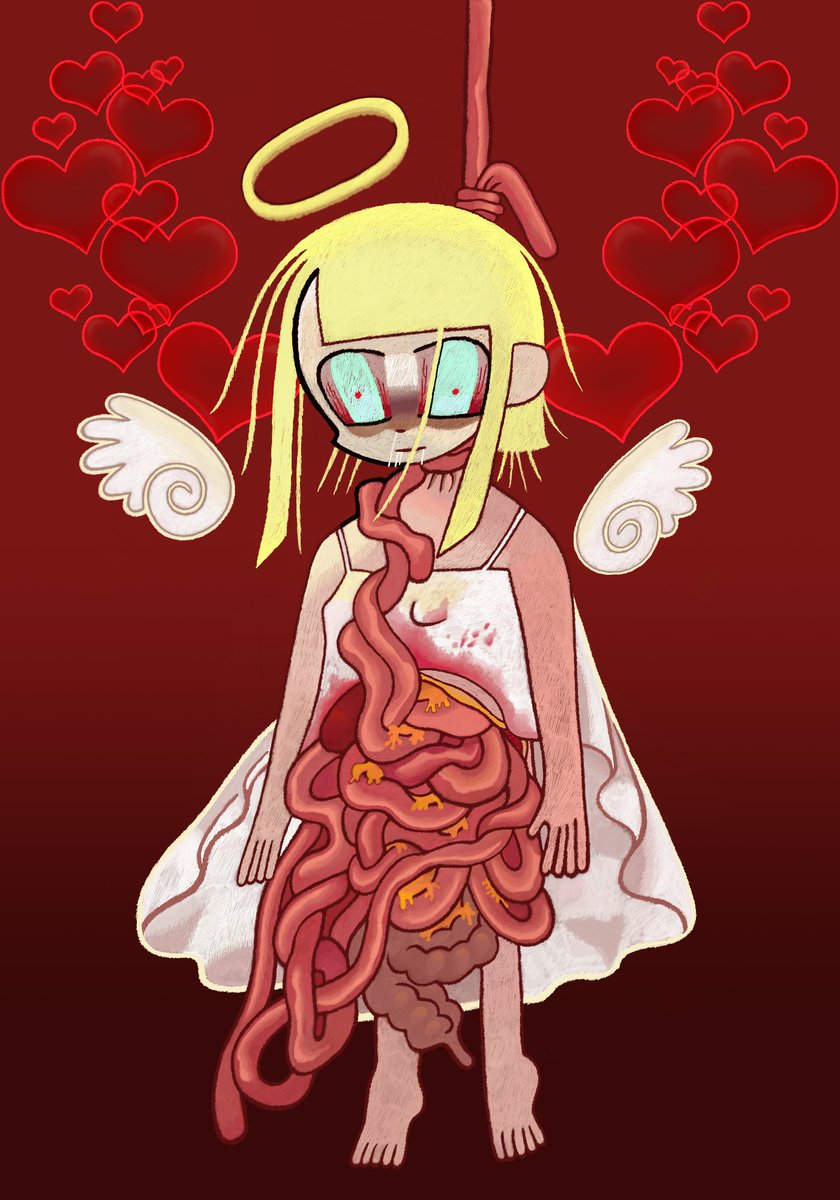 szervetlen's tweet photo. had an urge to draw gore https://t.co/V0Tbw8QaIJ