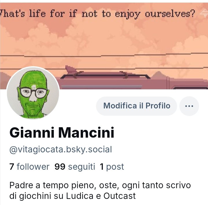 vitagiocata's tweet photo. I am leaving this place. Find me here if you like. https://t.co/QZ4YvWgMAA