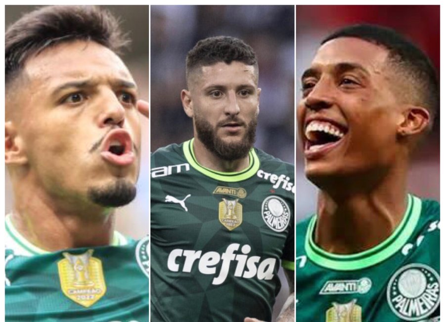Palmeiras define a saída de SETE jogadores para 2025; veja a lista