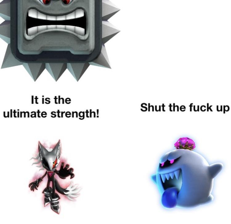 Mrperson987's tweet image. #DEATHBATTLE #THWOMP CREDIT: Particular Wing on Reddit