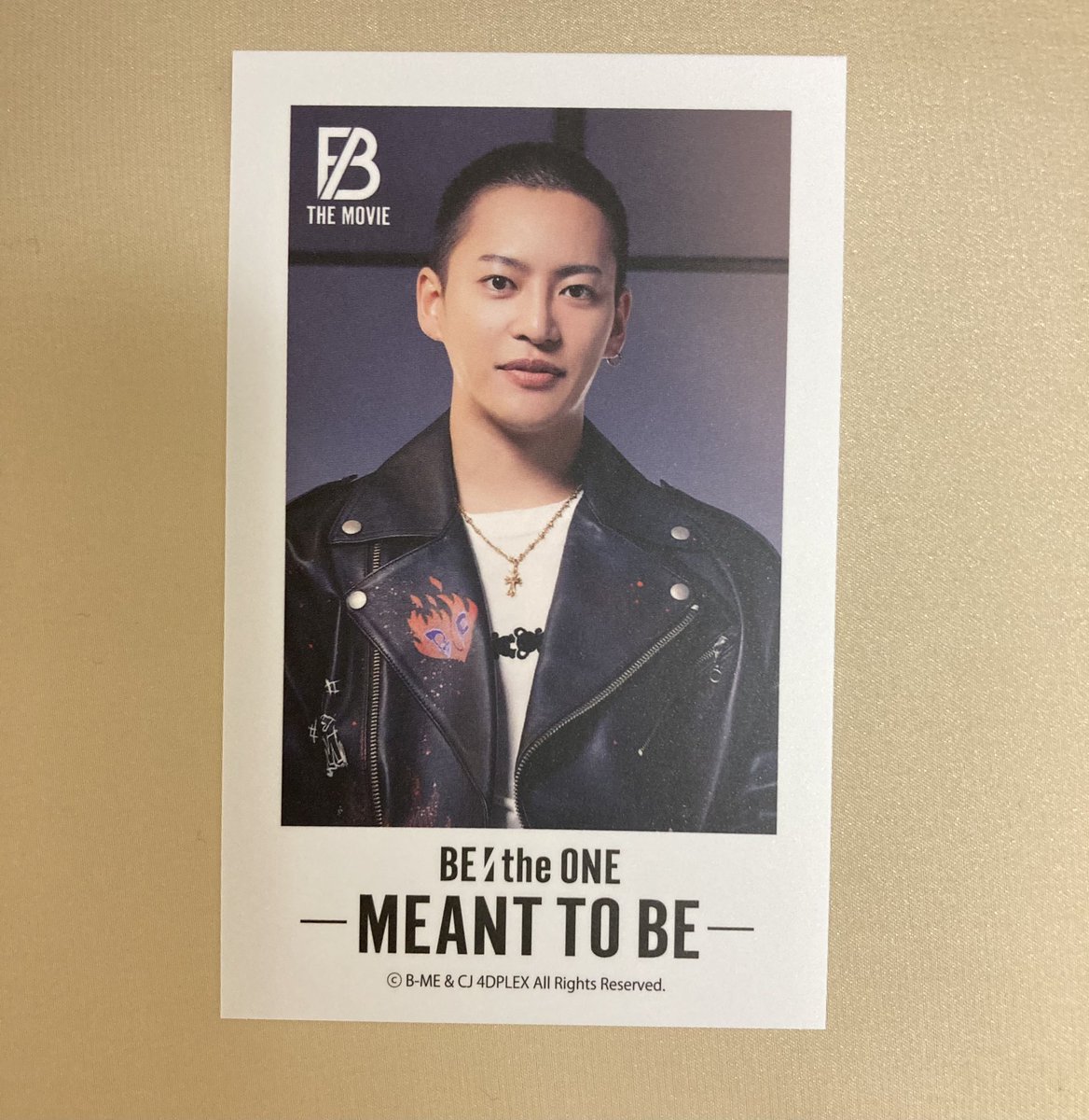 【交換】BE:FIRST ビーファースト映画BE:the ONE -MEANT TO BE- 特典　フォト風カード

譲:リョウキ　RYOKI
求:同種レオ　LEO、ジュノン　JUNON

郵送での交換希望です。お気軽にお声掛け下さい。
#befirst_交換  #BEFIRST