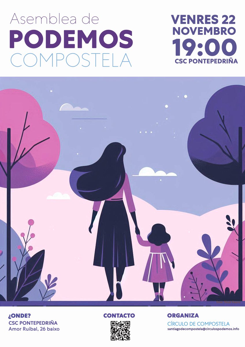 Seguimos coas asembleas polos barrios da cidade!
Este mes no CSC de Pontepedriña o vindeiro Venres 22 de novembro ás 19:00.
Achégate!