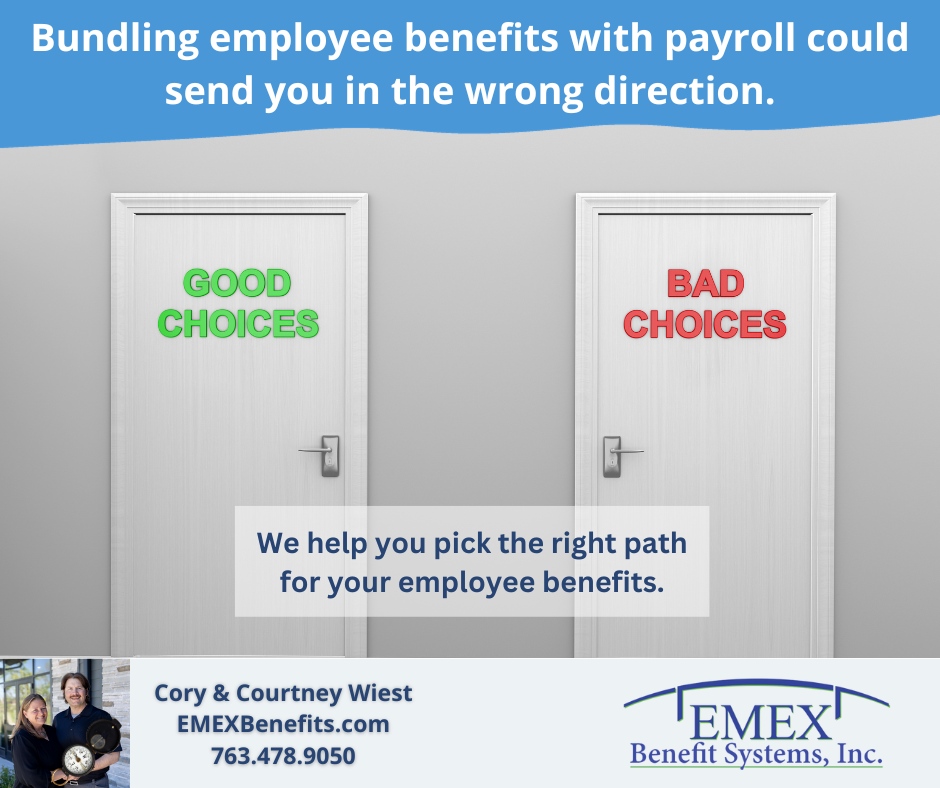 EmexBenefits's tweet image. You need an employee benefit expert to help guide you.
#NoBundleInsurance #WrongPath #EMEXCanHelp