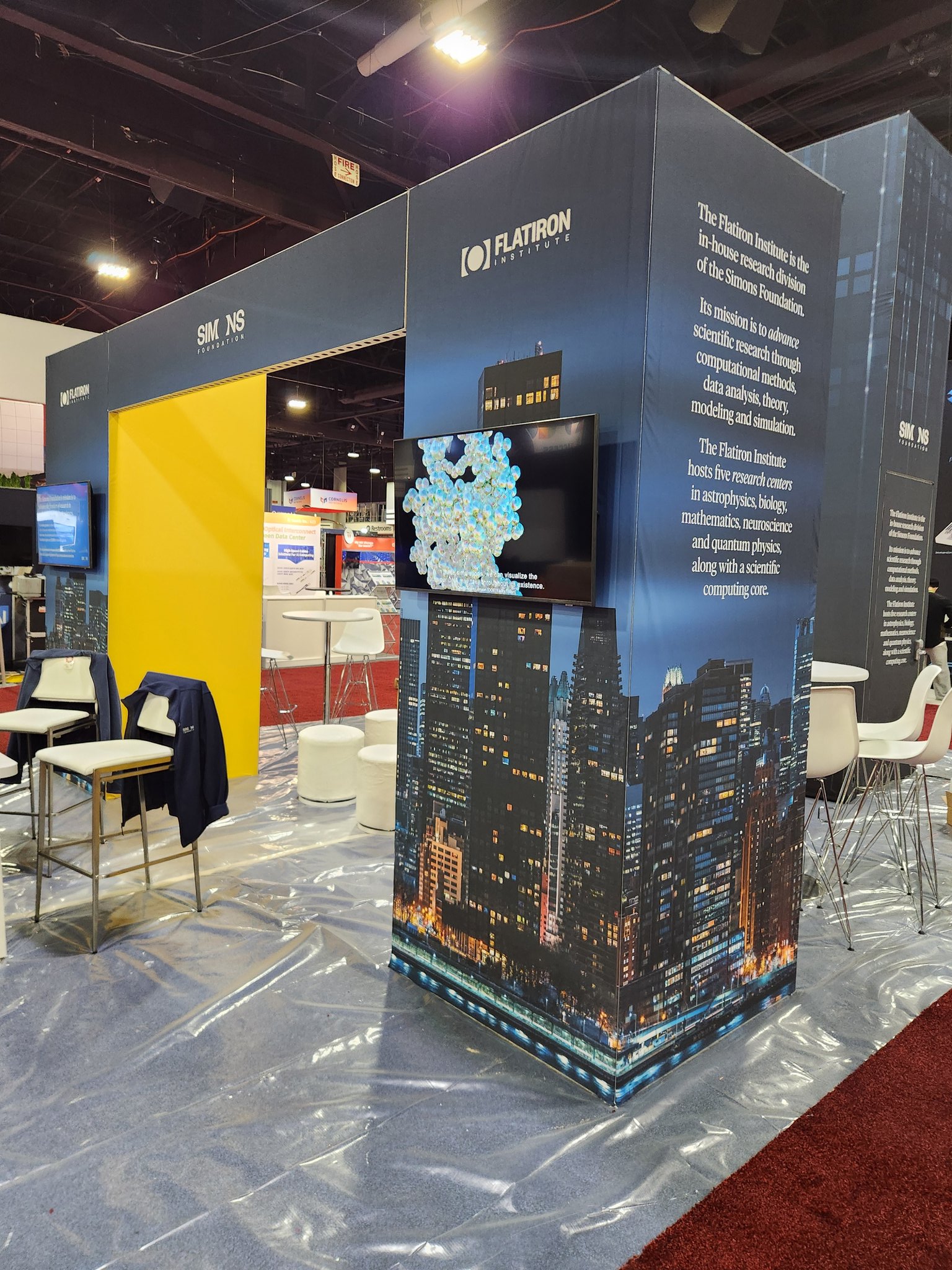 Philip Mocz on X: &ldquo;Our booth (@FlatironInst) at Supercomputing 