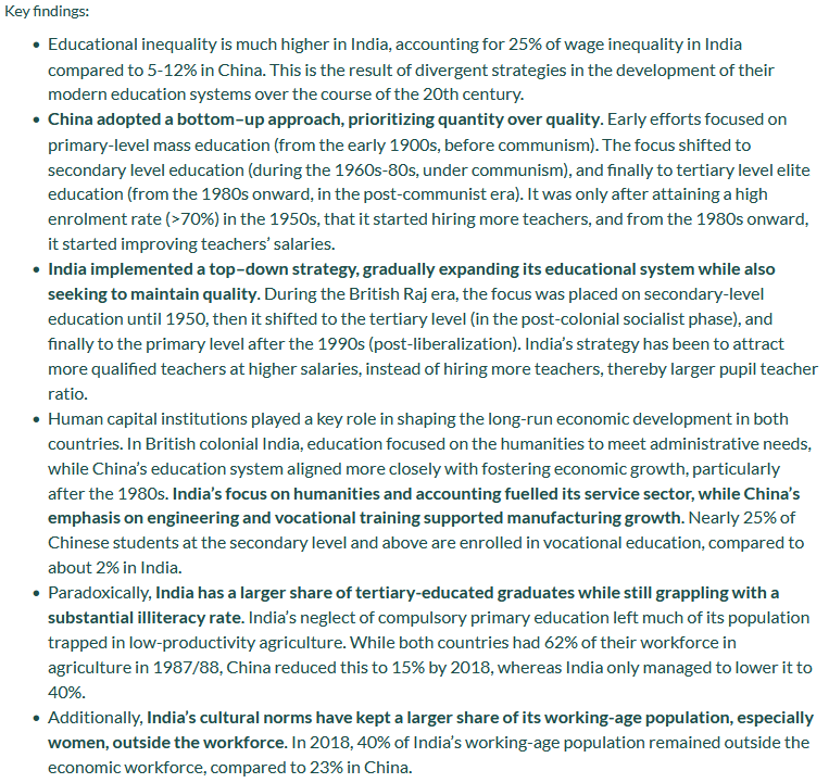 World Inequality Lab | WID.world (@wil_inequality) on Twitter photo By synthesizing historical and educational reports and surveys, <a href="/Nitin_K_Bharti/">Nitin Kumar Bharti</a> and Li Yang built a new dataset to compare human capital accumulation strategies of China and India and their effects on inequality and economic development.
▶️wid.world/news-article/c… By synthesizing historical and educational reports and surveys, <a href="/Nitin_K_Bharti/">Nitin Kumar Bharti</a> and Li Yang built a new dataset to compare human capital accumulation strategies of China and India and their effects on inequality and economic development.
▶️wid.world/news-article/c…