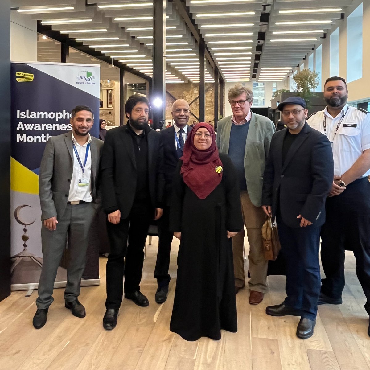 Thanks to everyone who took part in our #IslamophobiaAwarenessMonth Conference.

Tower Hamlets has a proud history of standing up to racism, from Cable Street to recently stopping the far-right marching through our streets. We will never allow our community to be divided by hate.
