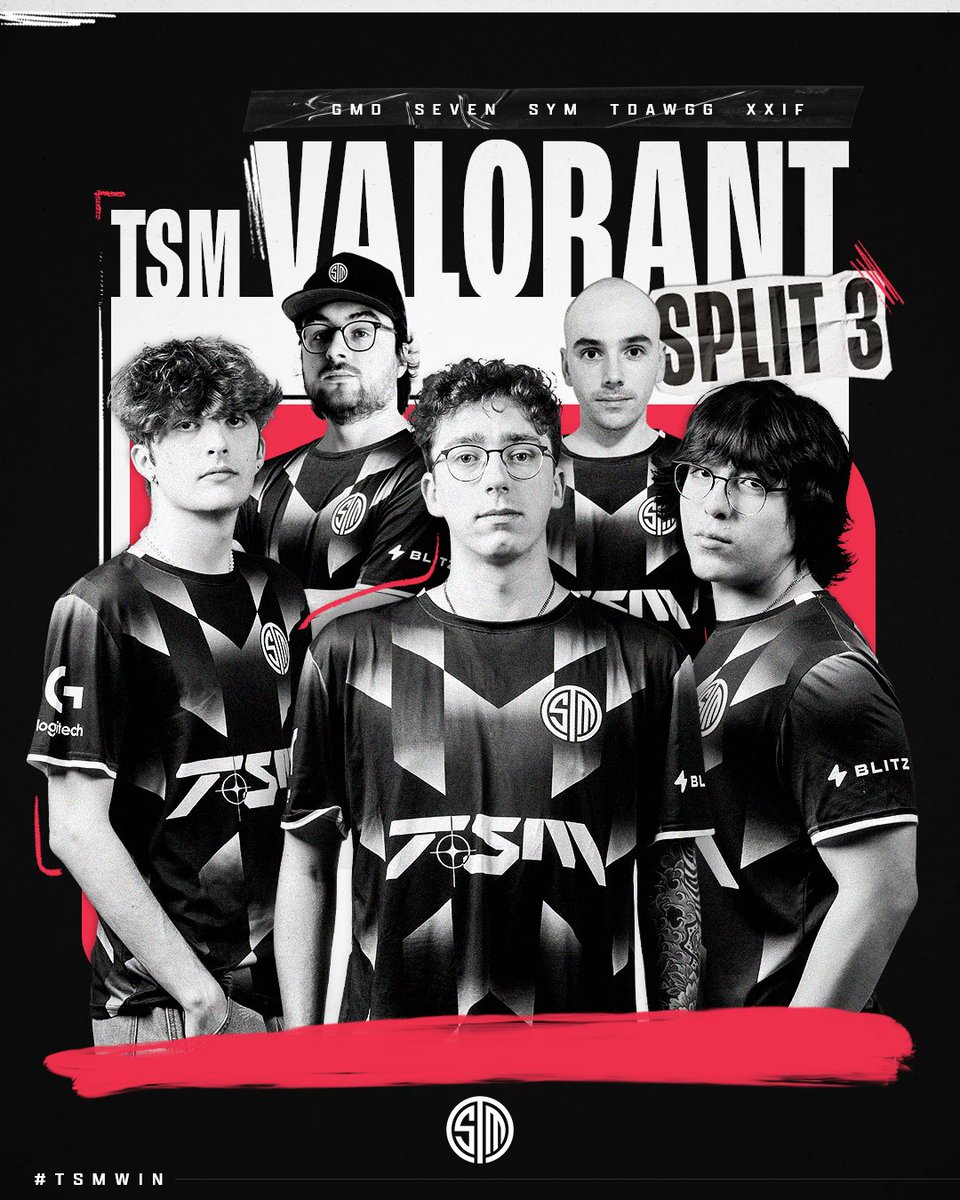 A new look for the next challenge.

<a href="/Guiiimond/">TSM gMd 🇨🇦</a>
<a href="/sevvn/">TSM seven</a>
<a href="/symrifle/">ty</a>
<a href="/tdawggVAL/">TDAWGG</a>
<a href="/XXiFtv/">XXiF</a>

TSM VALORANT IS BACK FOR SPLIT 3.