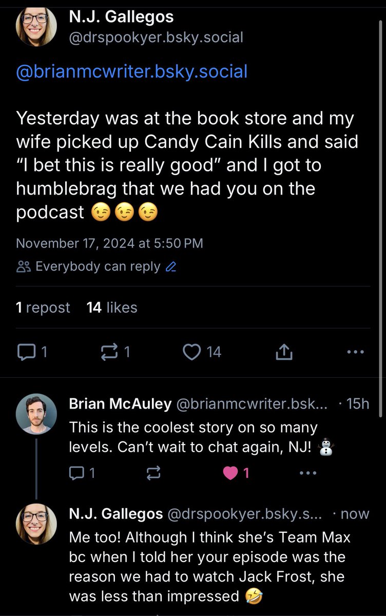 N.J. Gallegos is Dr. Spooky 👻💉💊 (@drspooky_er) on Twitter photo This will make my pal <a href="/CrowleyPhoen/">Phoen Crowley</a> happy 🤣🤣🤣🤣
Listen to that episode of our <a href="/ScreamKingsPod/">Scream Kings</a> to hear Max’s mental health go to hell.
Can’t wait for round two <a href="/BrianMcWriter/">Brian McAuley</a> This will make my pal <a href="/CrowleyPhoen/">Phoen Crowley</a> happy 🤣🤣🤣🤣
Listen to that episode of our <a href="/ScreamKingsPod/">Scream Kings</a> to hear Max’s mental health go to hell.
Can’t wait for round two <a href="/BrianMcWriter/">Brian McAuley</a>