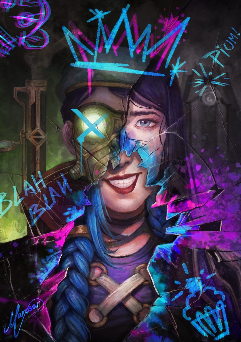 marosar_art's tweet photo. All at the service of the Kiraman Cupcake 🧁
Which version looks better?
#arcanesseason2 #Arcane 
#Jinx #Caitlyn https://t.co/ssraVrzuGa