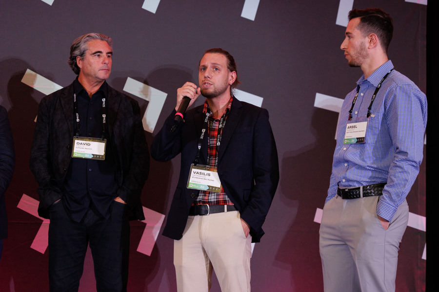 TouchlabL's tweet photo. 🌟 Highlights from XPrize #Visioneering 2024 🌟

@zakiehussein and Vasilis represented Touchlab, showcasing our tech to an amazing audience. Special shoutout to Zaki, who, as part of the Deep Tech Brain Trust, pitched his idea to donors.

Thank you, @xprize, for the invite! https://t.co/OcPSWdhk98