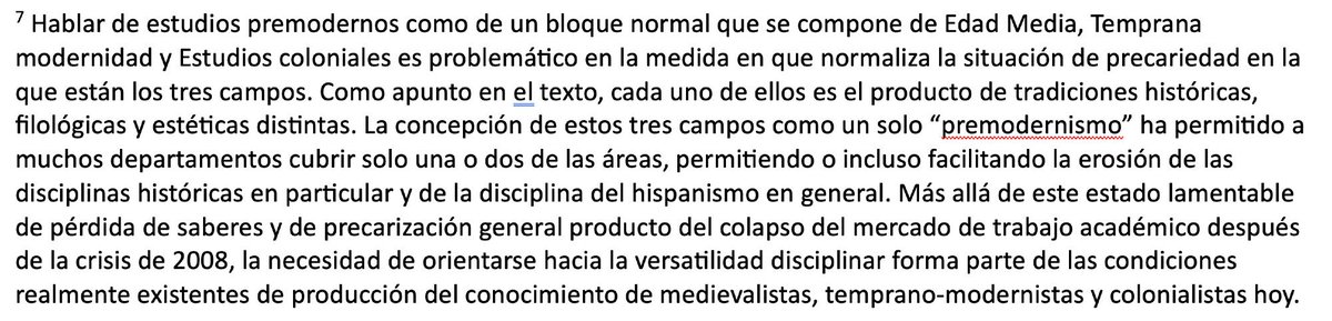 Este pasado fin de semana escribí una nota al pie