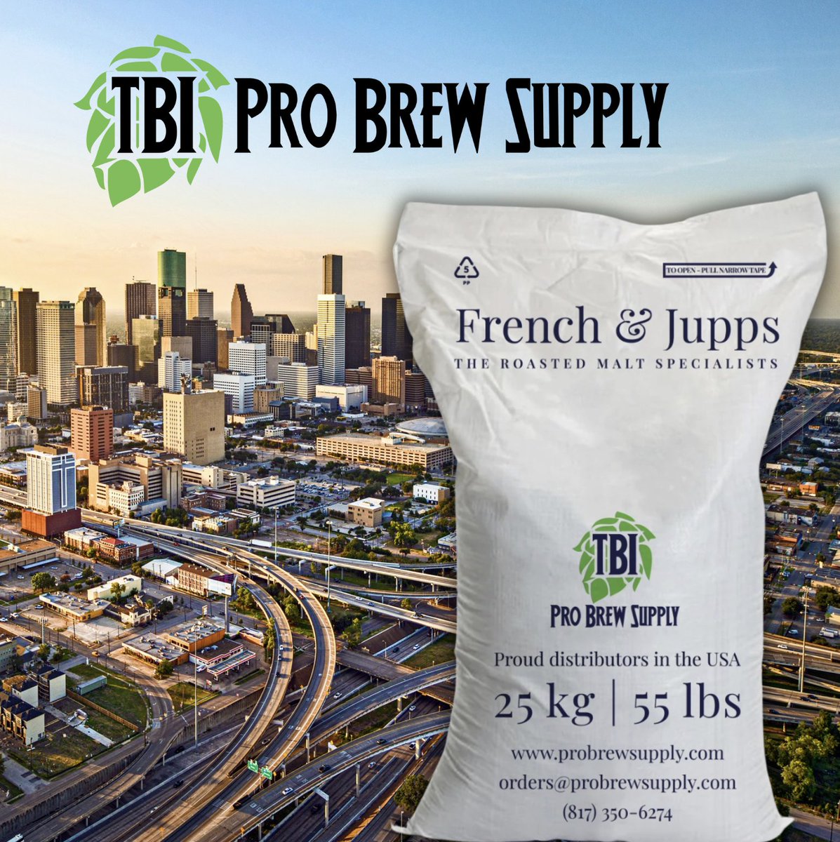 Tonight is the Night, Houston. Paul King will be there with us and we will have a great new way to try the French and Jupps Malt that really brings out all the notes of the malt, Lets welcome our Friends from the UK and learn a bit about their malting tradition since 1689.