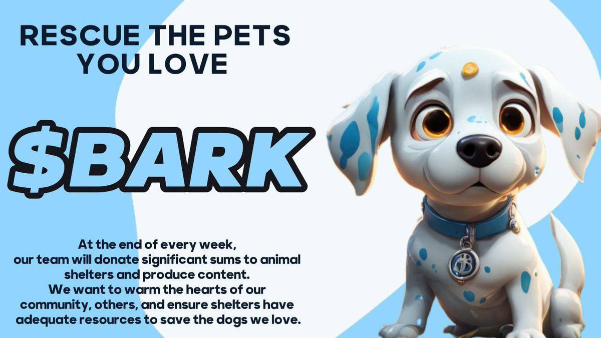 <a href="/SolJakey/">Jakey</a> $BARK coin mission is to support dogs in need 

CA:APkM2bqzpwQaiv5BY2eA7vR7DEB1EX5MMf6JNcBCHYrC

<a href="/BARKINonSOL/">TheBarkCoin</a>