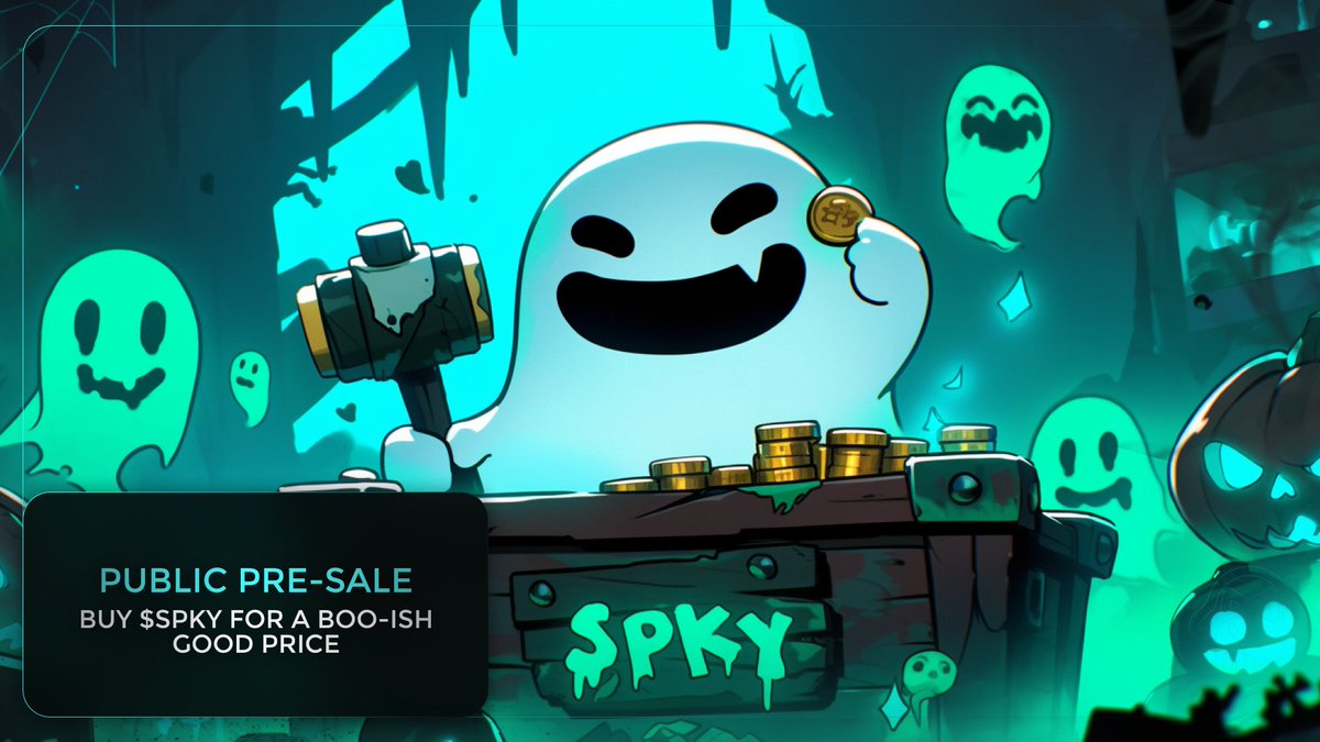 GhostyCash's tweet image. 👻👻👻 $SPKY is officially LIVE for public pre-sale on @LaunchPunks, and the first to launch on the platform. 🚀🚀🚀

This exclusive phase allows early supporters to grab their $SPKY tokens, for a boo-ish good price. 🤑

Lock in now. 💰 LFG 💪
app.launchpunks.com