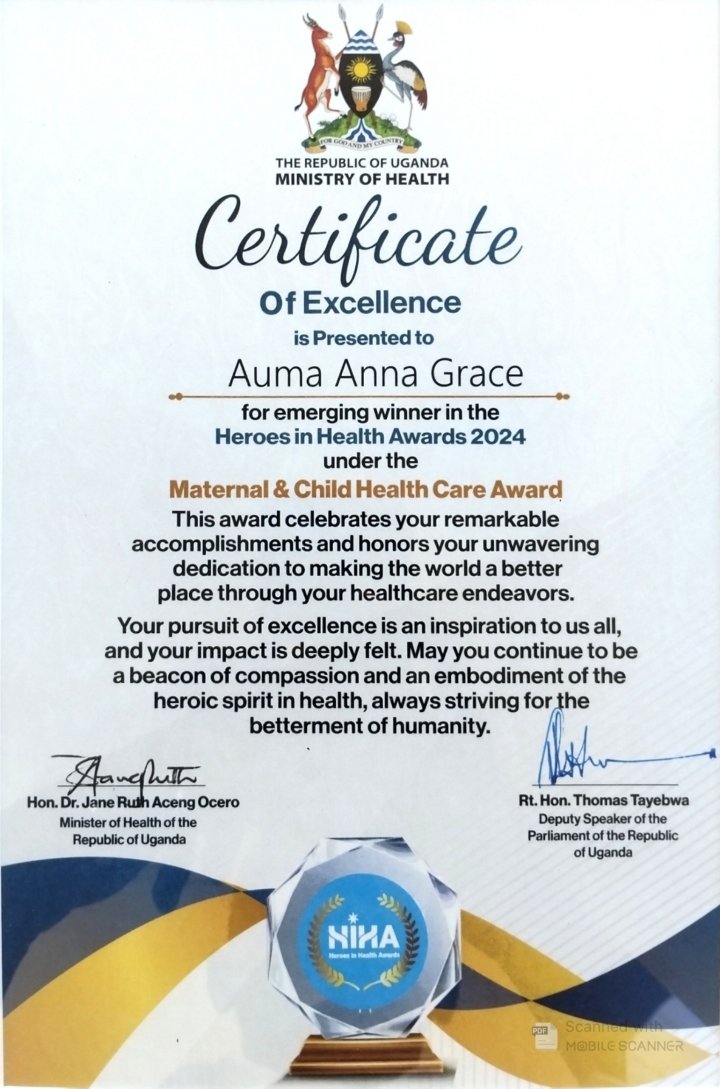 Lira University Midwifery Society (@societylira) on Twitter photo Heartfelt congratulations 👏 👏 to our Dean <a href="/fnmLirauni/">FACULTY OF NURSING AND MIDWIFERY, LIRA UNIVERSITY</a>, Ms Auma Anna Grace, on winning the Heroes in Maternal Health Awards 2024.
Your dedication in maternal health is inspiring.
<a href="/HmhbiP/">HMHBI Project</a>
<a href="/LUPHSAlirauni/">Lira University Faculty of Public Health</a> <a href="/MUNSA_makerere/">Makerere University Nursing Students' Association</a>
<a href="/iunsands/">IUNSA</a> Heartfelt congratulations 👏 👏 to our Dean <a href="/fnmLirauni/">FACULTY OF NURSING AND MIDWIFERY, LIRA UNIVERSITY</a>, Ms Auma Anna Grace, on winning the Heroes in Maternal Health Awards 2024.
Your dedication in maternal health is inspiring.
<a href="/HmhbiP/">HMHBI Project</a>
<a href="/LUPHSAlirauni/">Lira University Faculty of Public Health</a> <a href="/MUNSA_makerere/">Makerere University Nursing Students' Association</a>
<a href="/iunsands/">IUNSA</a>