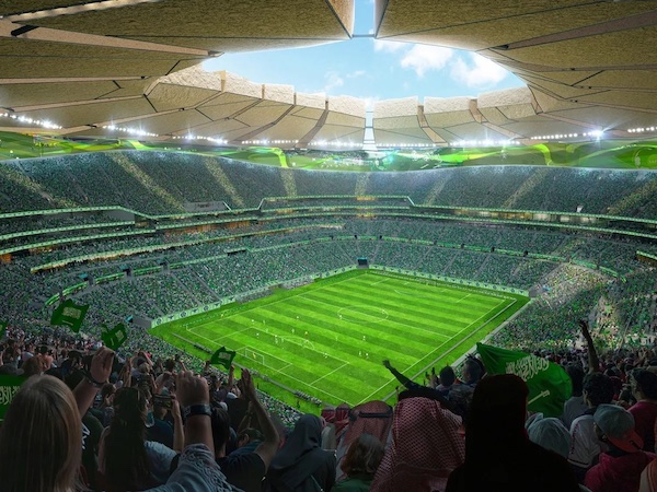 Sportunefrance's tweet photo. Bienvenue dans le futur stade King Salman

D'une capacité de 92 000 places il deviendra à livraison, le stade national de l'Arabie Saoudite🏟
🔗 https://t.co/r20fLscasr https://t.co/2GBJPC9tpw