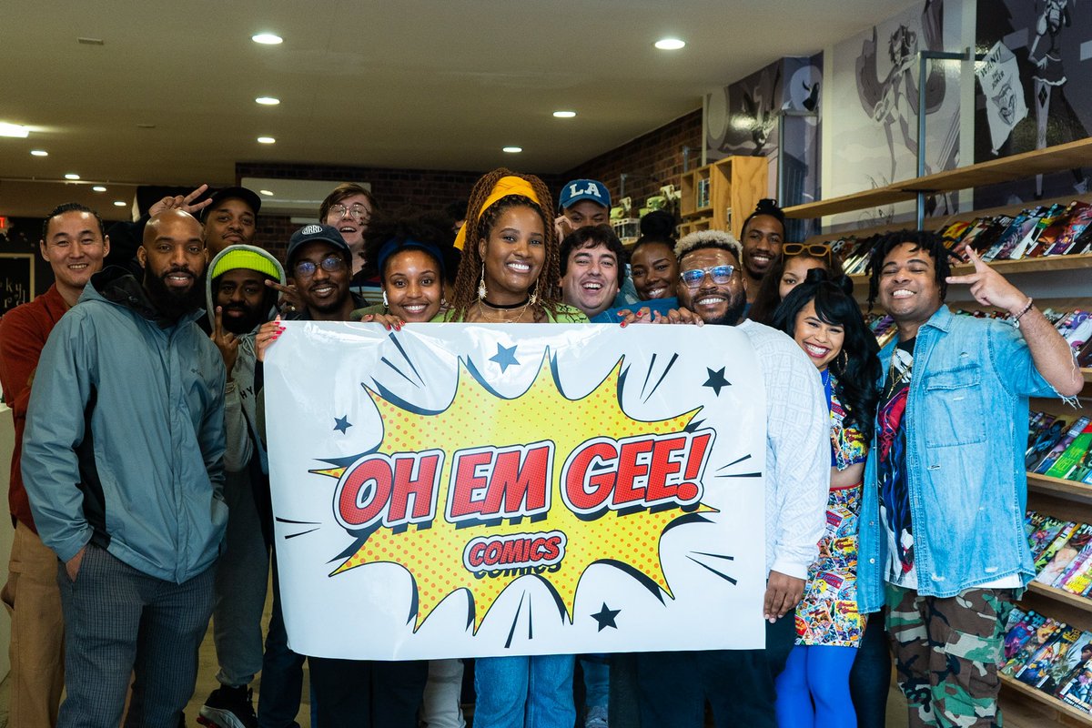 Issa Rae always said “write what you know”. I know comics. I know comedy and I know Black nerds. So guess wtf I did? 🤭

The Comic Shop — your next favorite workplace comedy! 

Back our KICKSTARTER: kickstarter.com/projects/cheye…

#TheComicShopSeries