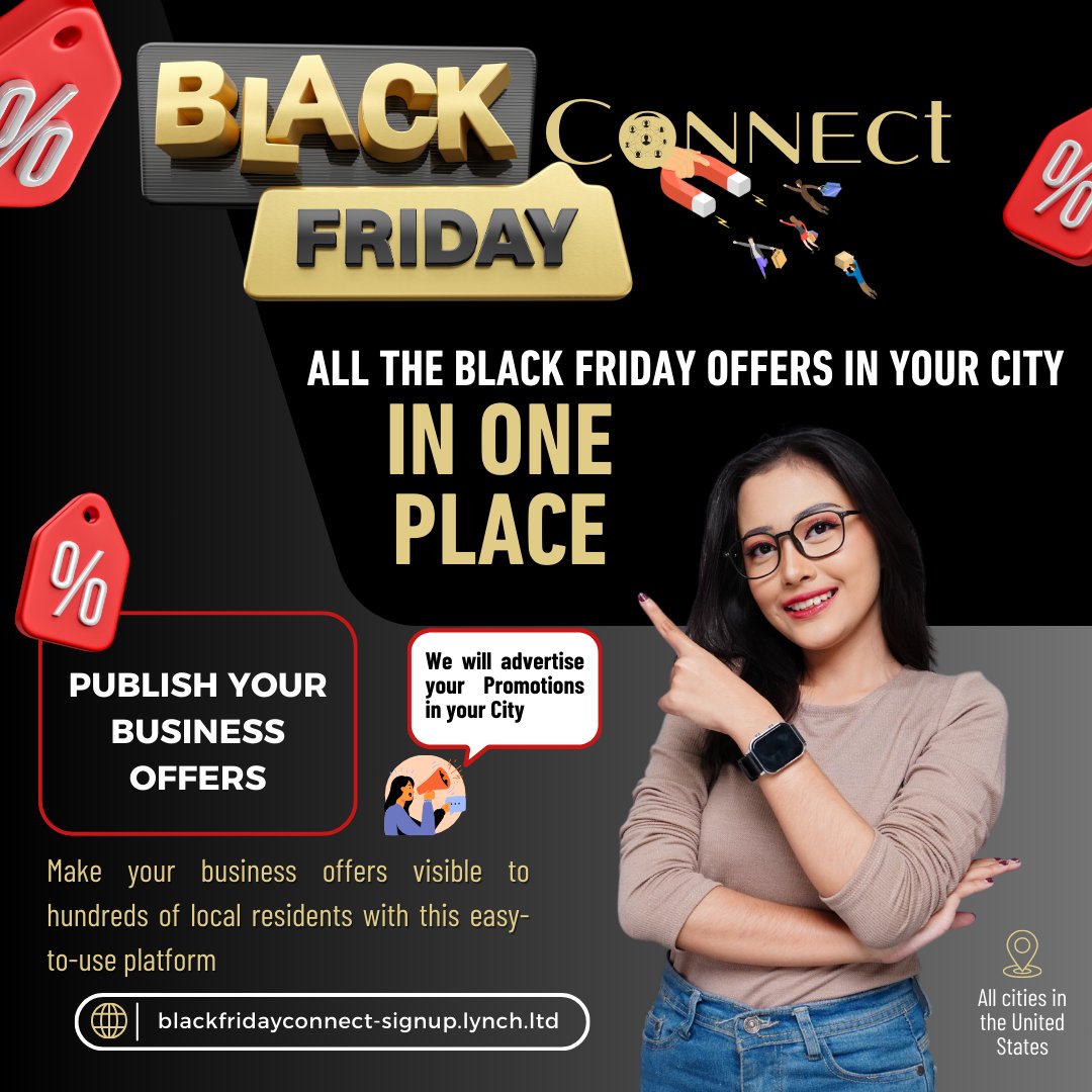 Chairman_GiP's tweet photo. 💥DON’T MISS THE BIGGEST SALES EVENT! 💥 With Black Friday Connect, gain visibility to local customers eager for deals. Showcase offers and drive visitors to your store! Sign up now https://t.co/YgLNrhSgnA.

#Shopkeeper https://t.co/yqvvmGgZTo