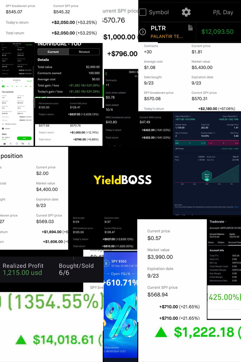 DLewTrades's tweet photo. YieldBOSS ⚡️has made millions in Members Profits since inception 5 months ago — we attribute this to our outstanding educational section and general guidance.

⏰ The server has just reopened for the first time ⏰

If you haven’t signed up yet and want to get locked in, there are only a few spots left open. We'll be closing the current window this week. We’re looking for hard-workers that genuinely want to learn and be part of a diverse global trading community that operates like a family unit.

Friendly to any account size, any skill level. 🍎

DM myself, @npantano_, or @TallmanCapital to learn more.