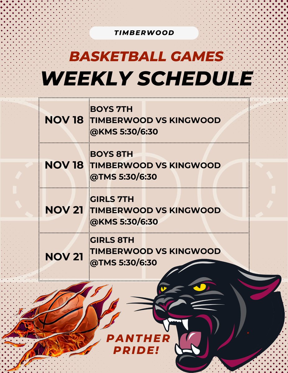 🐾🏀 Panthers, it’s game time! This week, our team needs YOUR support. Come out and cheer loud — let’s pack the stands and show ‘em what Panther pride is all about! 🖤💛 #PantherPride #GameOn #WeGotThis