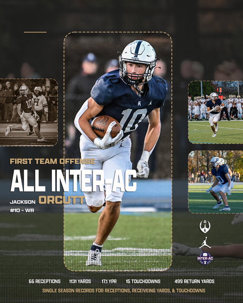 Jackson Orcutt - 1st Team All Inter-Ac
#wEAre | #LiveTheStripes