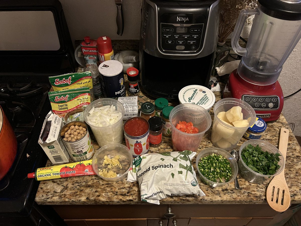 made aash for the first time cause i was craving shorwa but shorwa takes hella long to make 🤭 turned out great