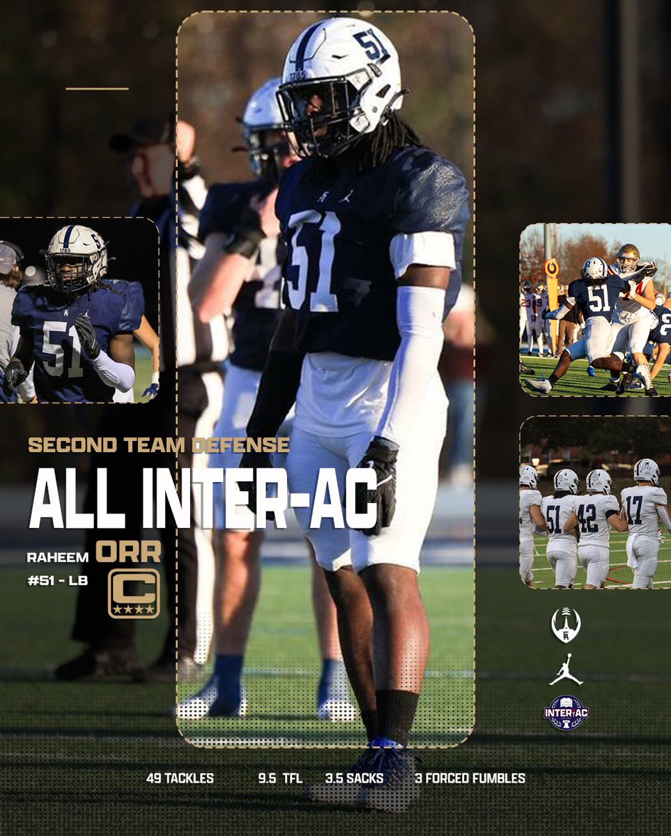 Raheem Orr - 2nd Team All Inter-Ac
#wEAre | #LiveTheStripes