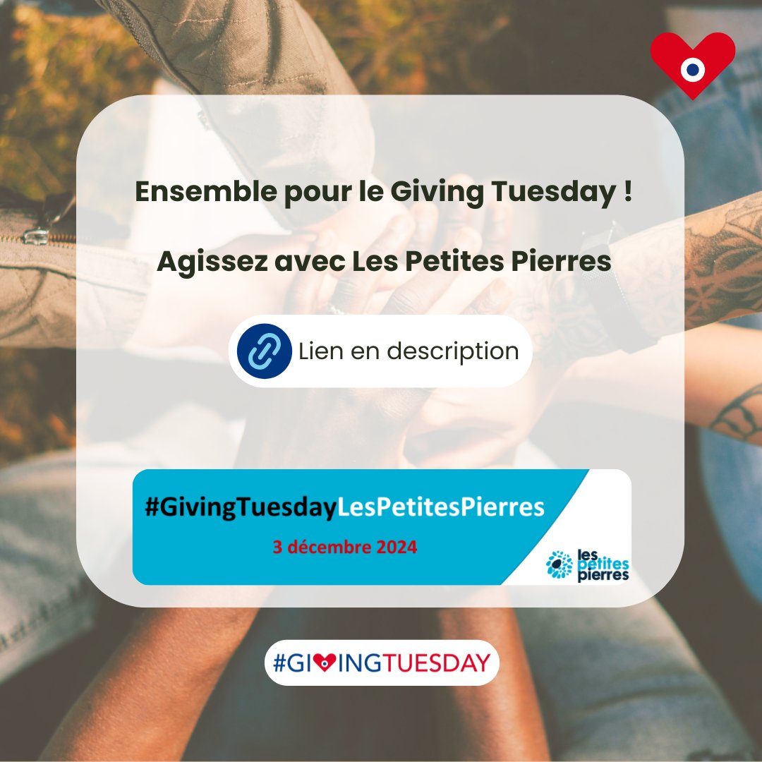 Solidarité et générosité ✨

Pour Giving Tuesday, la plateforme de crowdfunding solidaire, <a href="/LPPierres/">Les Petites Pierres</a> abonde les dons pour les projets luttant contre le mal logement

👉 Agissez avec les Petites Pierres :
lespetitespierres.org/actualite/ense…

#soutiencommunautaire #partagezlagenerosite