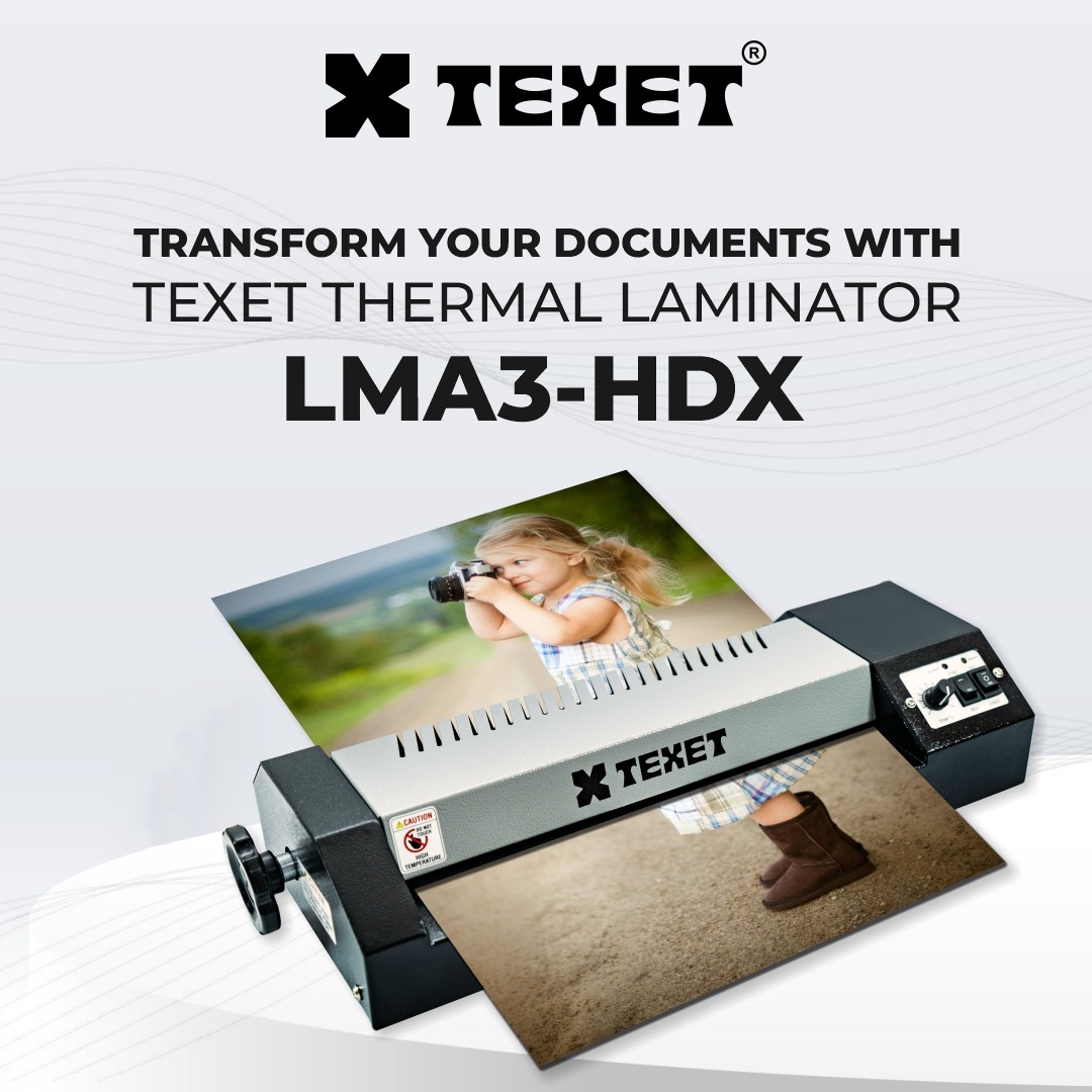 Transform your documents with Texet Thermal Laminator LMA3-HDX at a price like never before.