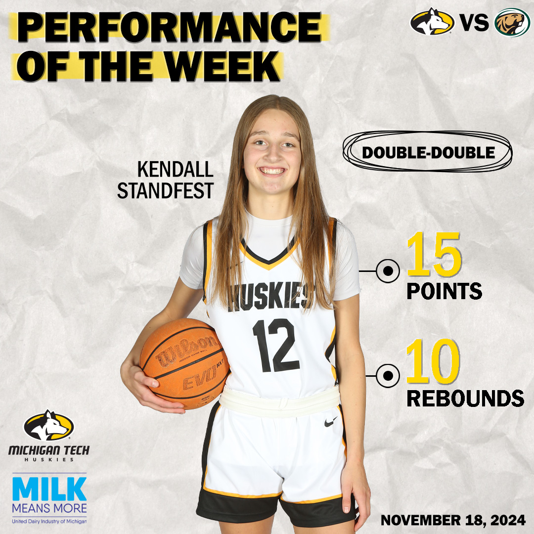 MTUHuskies's tweet photo. Kendall Standfest earned the @milkmeansmore Performance of the Week. #FollowTheHuskies

Perform your best by fueling with protein-rich chocolate milk. https://t.co/ubNBGidZFe