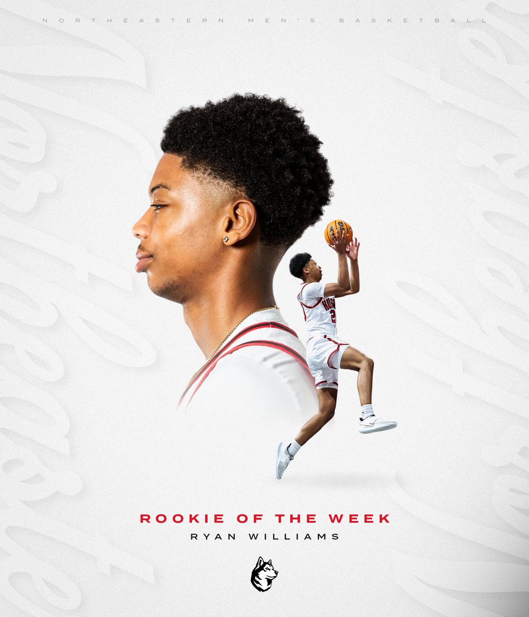 He didn't play like a freshman against Harvard...

Congrats to Ryan Williams: CAA Rookie of the Week!

🔗 tinyurl.com/2y4wzvsq