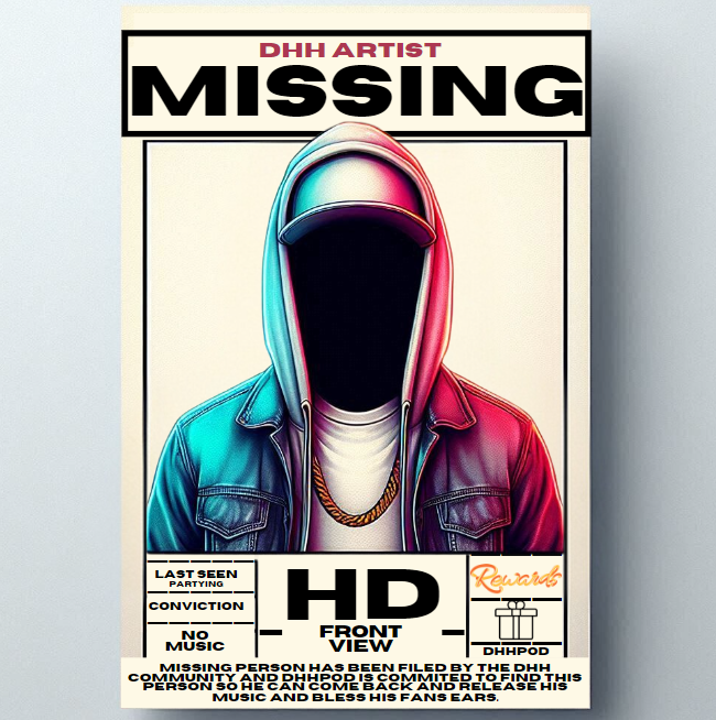 TheDhhPod's tweet photo. 🚨 MISSING RAPPER ALERT! 🚨
A lyrical genius, always spitting 🔥 bars, but now poof... vanished! 👀 Where is he? Who is he? 🤔
Drop your guesses in the comments! 10 right answers answers win a surprise. 🎁
Let the hunt begin! 🕵️♂️ #DesiHipHop #WhoIsMissing https://t.co/5KDPMXGQu0