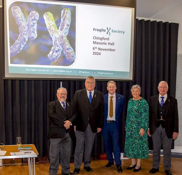 Essex Freemasons give support to little known Fragile X Syndrome.

At Burntwood Lodge, The Charity Stewards’ Lodge, Pete Richardson, of the Fragile X Society, gave an emotive and eye-opening presentation on this hidden condition.

Click to read more:

essexfreemasons.org.uk/news/fragile-x…