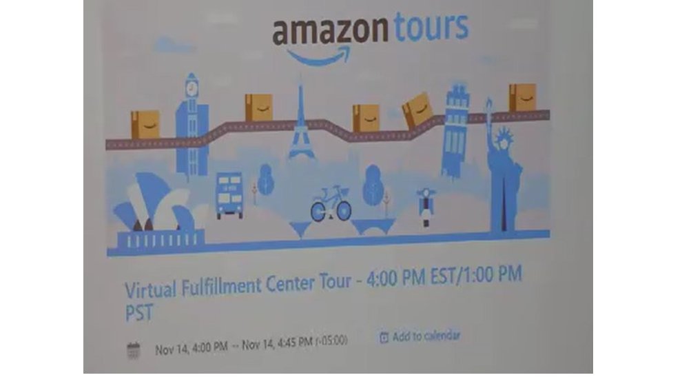 JimIntlBusiness's tweet image. #senecaproud @SenecaPoly @SenecaBusiness Over 50 students BAO, IBS, SCM, TCS, Part time studies with 10 professors &amp;amp; 2 live classes, participated in our Amazon virtual tour. The tour provided an in-depth look at Amazon’s state-of-the-art fulfillment centers. All I can say is WOW!
