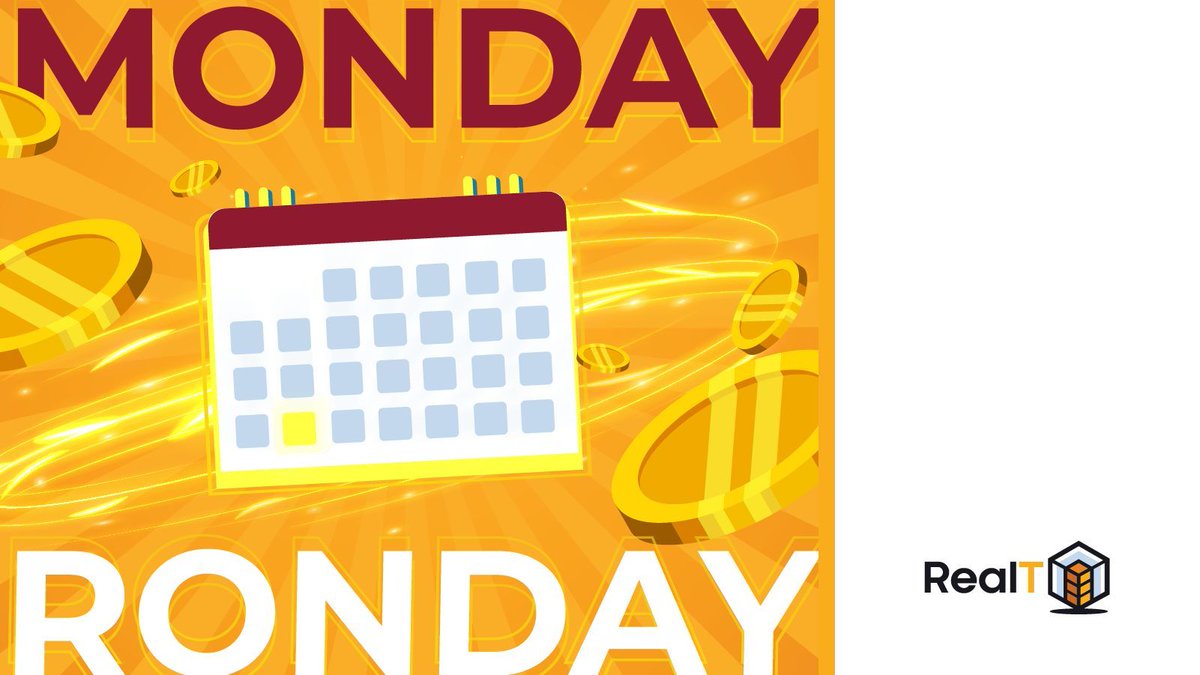 RealTPlatform's tweet photo. 🎉 Ronday is here again! Time to enjoy that sweet passive income.

📊 We want to hear your plans for this week's rent. Share with us and the community by replying to this tweet!

#RealT #WeeklyRent #Ronday https://t.co/Ep6gZUrXj9